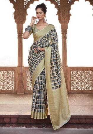 Picture of Beauteous Silk Brown Saree