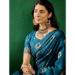Picture of Enticing Cotton Navy Blue Saree