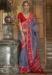 Picture of Comely Silk Navy Blue Saree