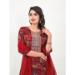 Picture of Grand Cotton Maroon Readymade Salwar Kameez
