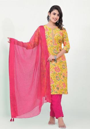 Picture of Taking Cotton Khaki Readymade Salwar Kameez