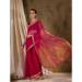 Picture of Beauteous Silk & Organza Light Coral Saree