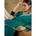 Picture of Comely Silk & Organza Teal Saree