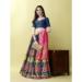 Picture of Comely Silk Navy Blue Lehenga Choli