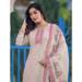 Picture of Bewitching Linen Silver Readymade Salwar Kameez