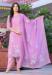 Picture of Pretty Linen Thistle Readymade Salwar Kameez