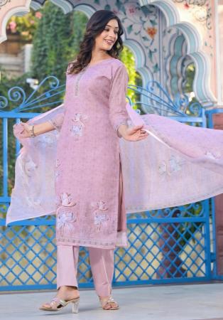 Picture of Admirable Linen Thistle Readymade Salwar Kameez