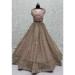 Picture of Superb Net Dark Olive Green Lehenga Choli