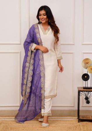 Picture of Resplendent Rayon Light Grey Readymade Salwar Kameez