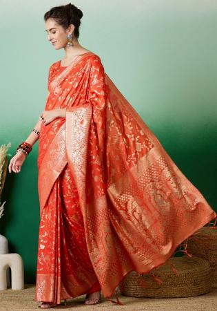 Picture of Magnificent Cotton Chocolate Saree