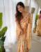 Picture of Exquisite Chiffon & Silk Tan Saree