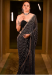 Picture of Pleasing Georgette Black Saree