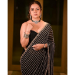 Picture of Pleasing Georgette Black Saree