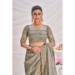 Picture of Sightly Silk Grey Saree