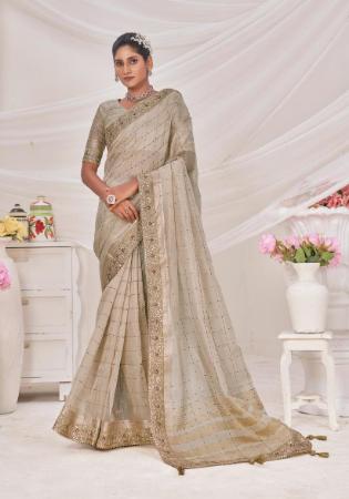 Picture of Wonderful Silk Dim Gray Saree