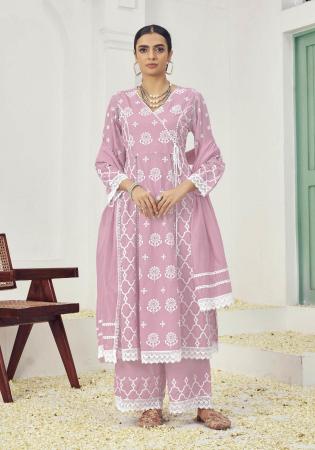 Picture of Enticing Cotton Pink Readymade Salwar Kameez