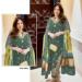 Picture of Georgette Dark Slate Grey Straight Cut Salwar Kameez