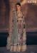 Picture of Sublime Georgette Grey Anarkali Salwar Kameez