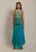 Picture of Enticing Georgette Teal Readymade Salwar Kameez