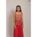 Picture of Taking Georgette Fire Brick Readymade Salwar Kameez