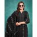 Picture of Alluring Georgette Black Readymade Salwar Kameez