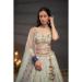 Picture of Excellent Silk Dark Sea Green Lehenga Choli