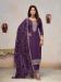 Picture of Resplendent Silk Dim Gray Straight Cut Salwar Kameez