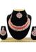 Picture of Statuesque Chiffon Fire Brick Necklace Set