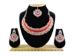 Picture of Statuesque Chiffon Fire Brick Necklace Set