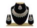 Picture of Beauteous Chiffon Dark Sea Green Necklace Set