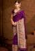 Picture of Alluring Silk Purple Saree