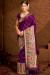 Picture of Alluring Silk Purple Saree