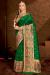 Picture of Bewitching Silk Forest Green Saree