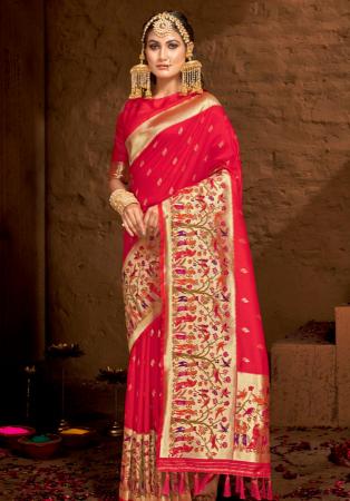 Picture of Gorgeous Silk Light Pink Saree