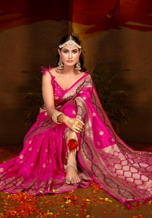 Picture of Resplendent Silk Deep Pink Saree