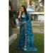 Picture of Beauteous Silk Teal Saree