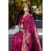 Picture of Gorgeous Satin & Silk Dark Red Saree