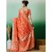 Picture of Statuesque Cotton Tomato Saree