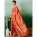 Picture of Statuesque Cotton Tomato Saree