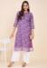 Picture of Exquisite Linen Plum Kurtis & Tunic