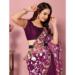 Picture of Exquisite Net Purple Saree