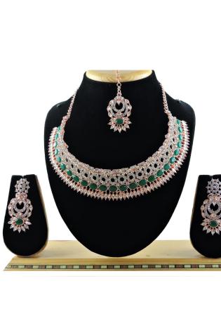 Picture of Exquisite Dark Olive Green Necklace Set