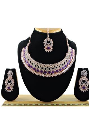 Picture of Grand Purple Necklace Set