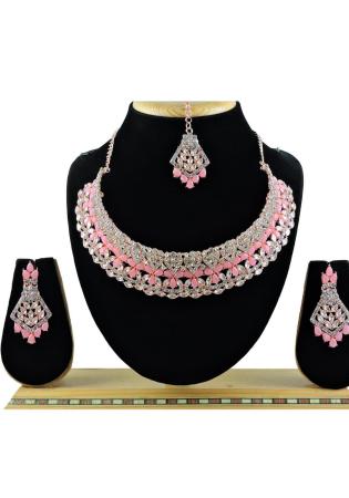 Picture of Superb Rosy Brown Necklace Set