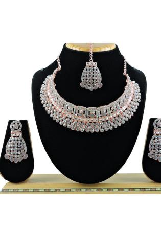 Picture of Alluring Grey Necklace Set