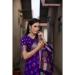 Picture of Sightly Silk Midnight Blue Saree