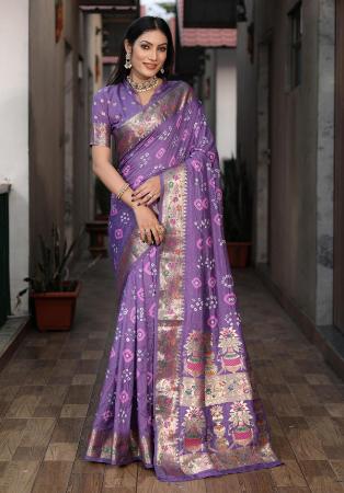 Picture of Admirable Silk Dark Slate Blue Saree