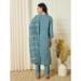 Picture of Good Looking Silk Cadet Blue Readymade Salwar Kameez