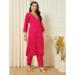 Picture of Good Looking Silk Deep Pink Readymade Salwar Kameez