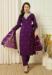 Picture of Excellent Silk Purple Readymade Salwar Kameez